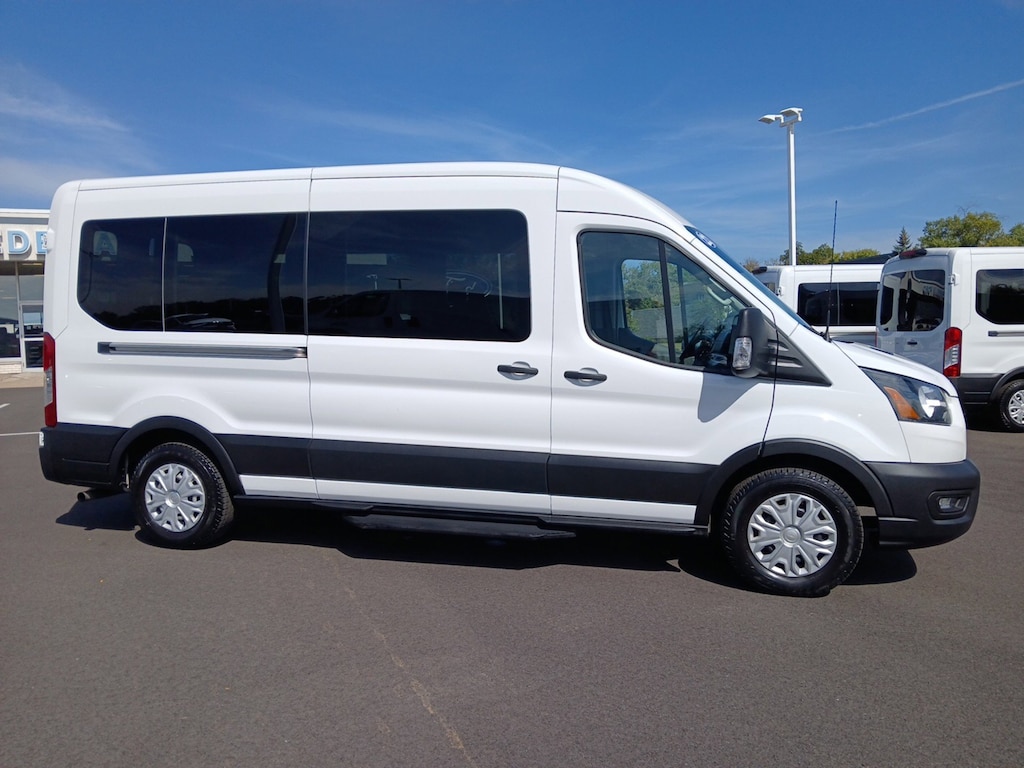 Certified 2023 Ford Transit-350 Passenger Wagon Medium Roof Van