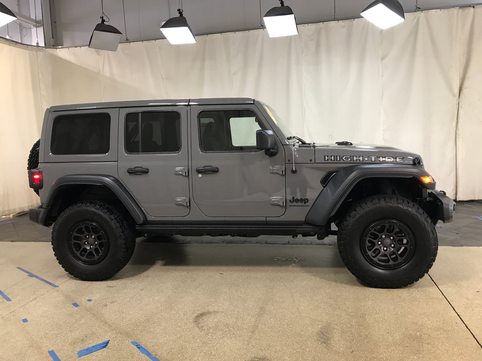 Used 2023 Jeep Wrangler 4-Door High Tide with VIN 1C4HJXDG8PW687929 for sale in Park Ridge, IL