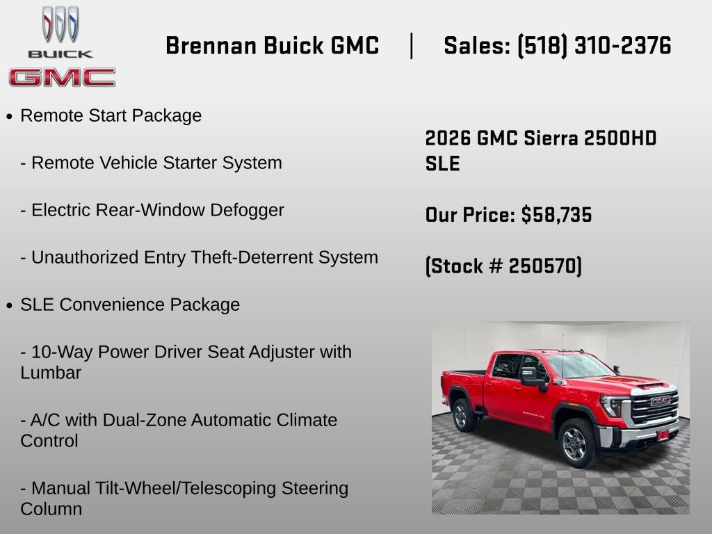 2026 GMC Sierra 2500HD SLE - Photo 6