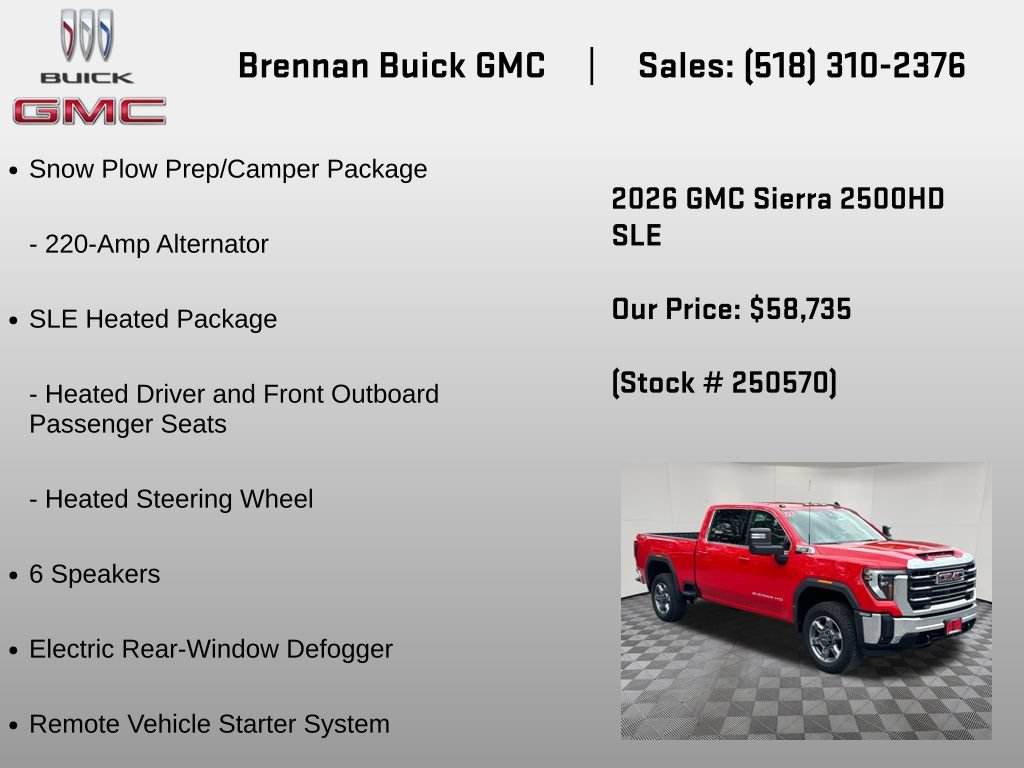 2026 GMC Sierra 2500HD SLE - Photo 18