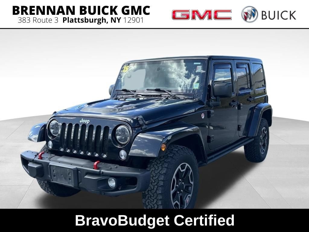 Used 2015 Jeep Wrangler Unlimited Rubicon with VIN 1C4HJWFG7FL720653 for sale in Plattsburgh, NY