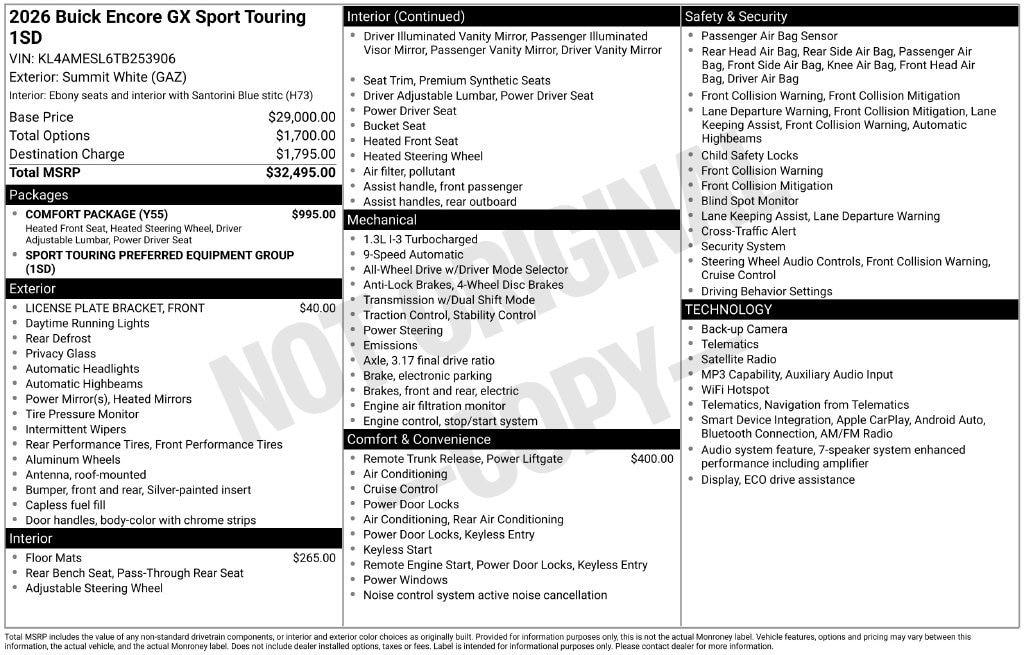 2026 Buick Encore GX Sport Touring - Photo 22