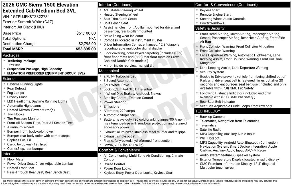 2026 GMC Sierra 1500 Elevation - Photo 22