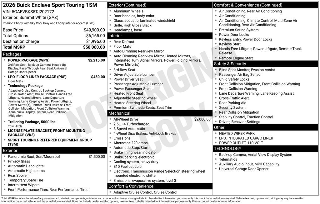 2026 Buick Enclave Sport Touring - Photo 40