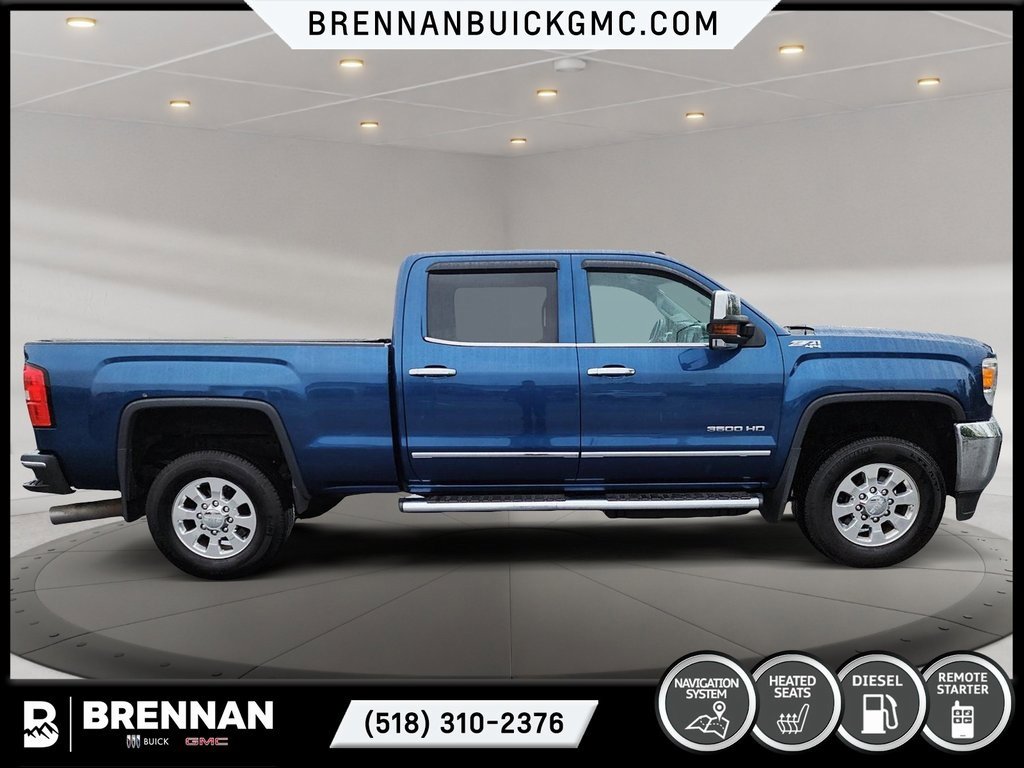 Used 2015 GMC Sierra 3500 SLT with VIN 1GT423E8XFF565194 for sale in Plattsburgh, NY