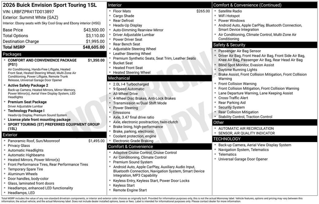 2026 Buick Envision Sport Touring - Photo 40