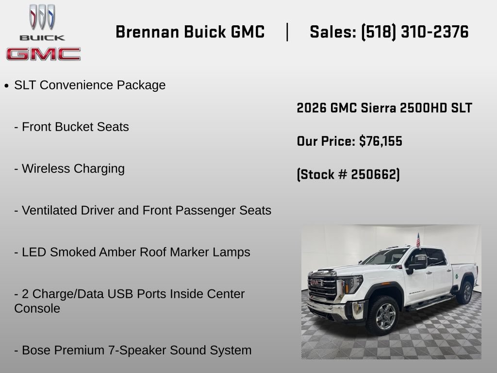 2026 GMC Sierra 2500HD SLT - Photo 6