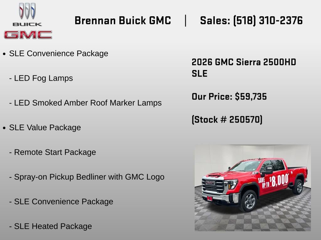 2026 GMC Sierra 2500HD SLE - Photo 12