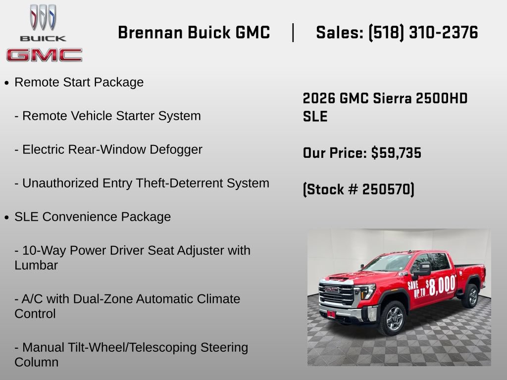 2026 GMC Sierra 2500HD SLE - Photo 6