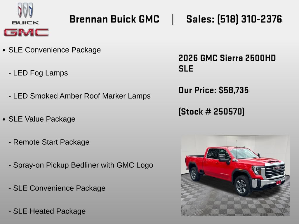 2026 GMC Sierra 2500HD SLE - Photo 12