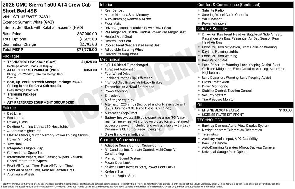 2026 GMC Sierra 1500 AT4 - Photo 33