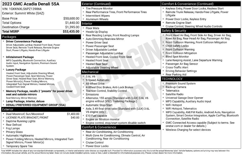 2023 GMC Acadia Denali - Photo 28