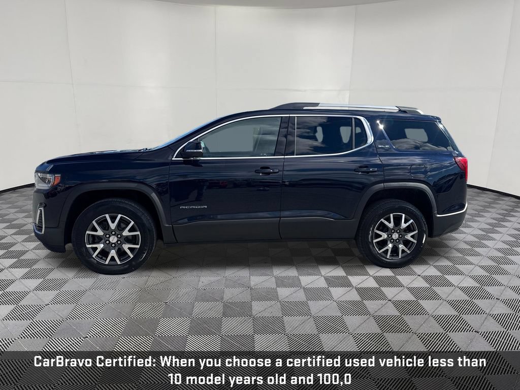Used 2021 GMC Acadia SLE with VIN 1GKKNRLS4MZ227046 for sale in Plattsburgh, NY