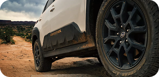 Up to 9.3 Inches of Ground Clearance