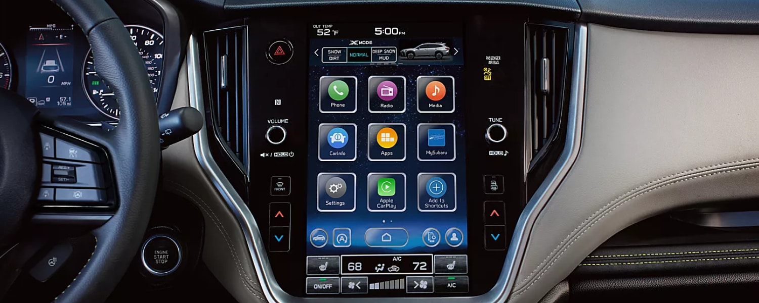 SUBARU STARLINK Multimedia with Wireless Apple CarPlay and Android Auto