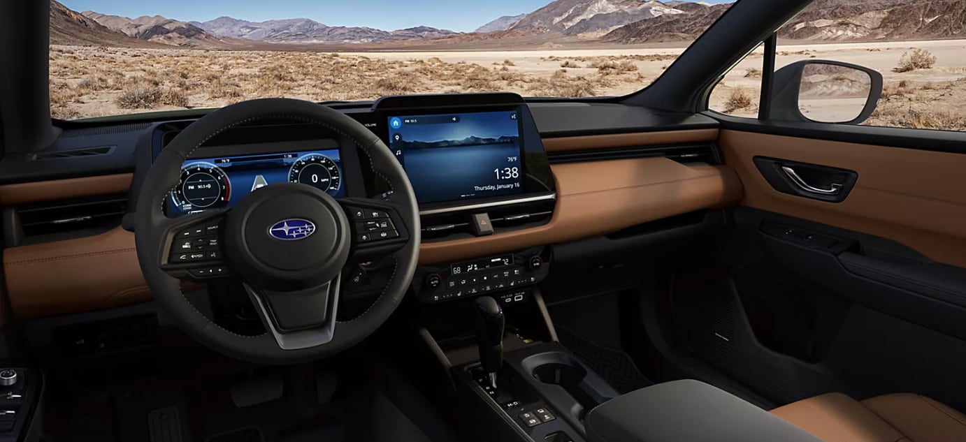 Interior of the 2026 Subaru Outback for sale in Brewster, NY at Brewster Subaru