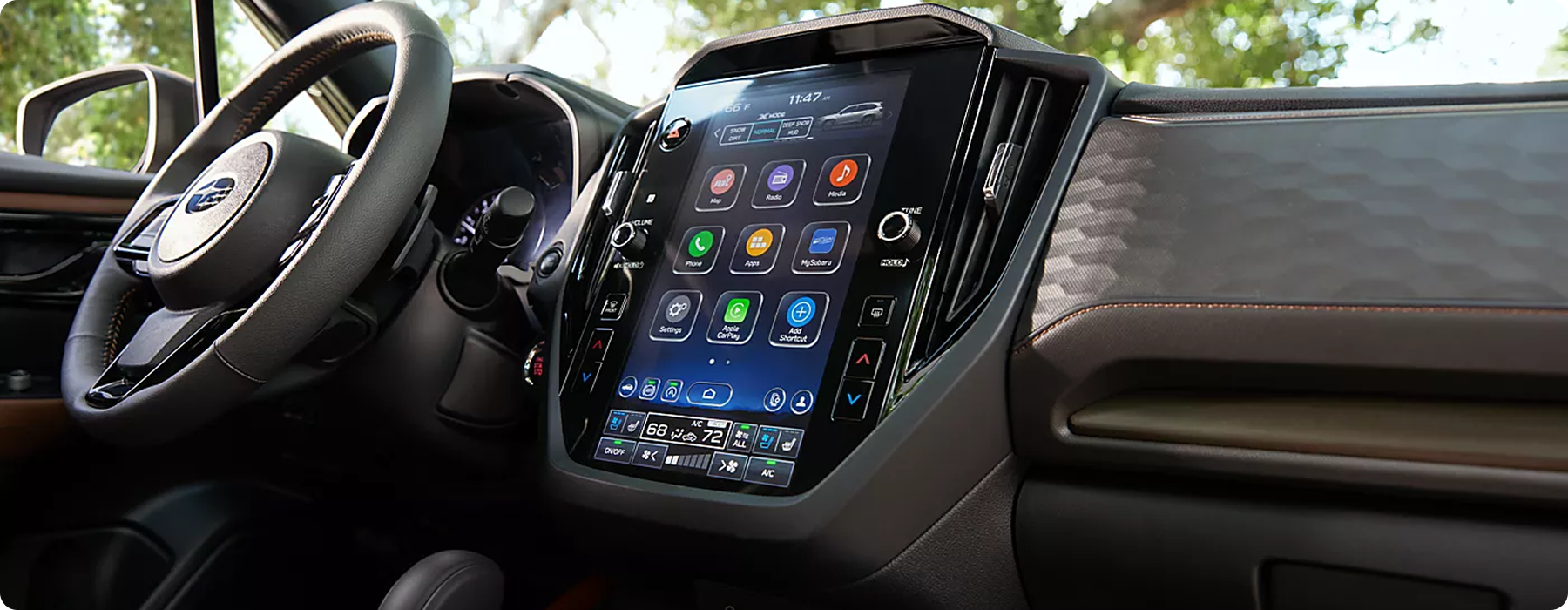 Subaru Multimedia System with Wireless Apple CarPlay and Android Auto