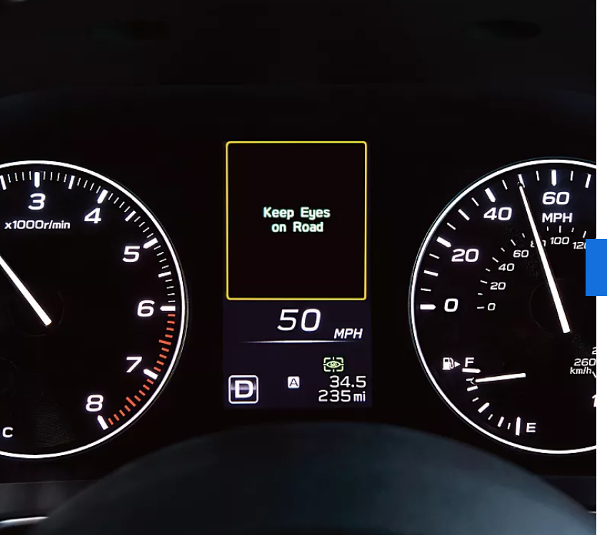 Subaru DriverFocus<sup>®</sup> Distraction Mitigation System
