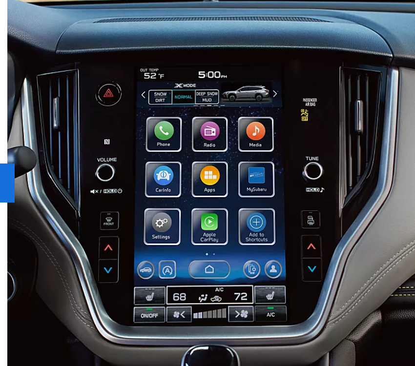SUBARU STARLINK<sup>®</sup> Multimedia with Wireless Apple