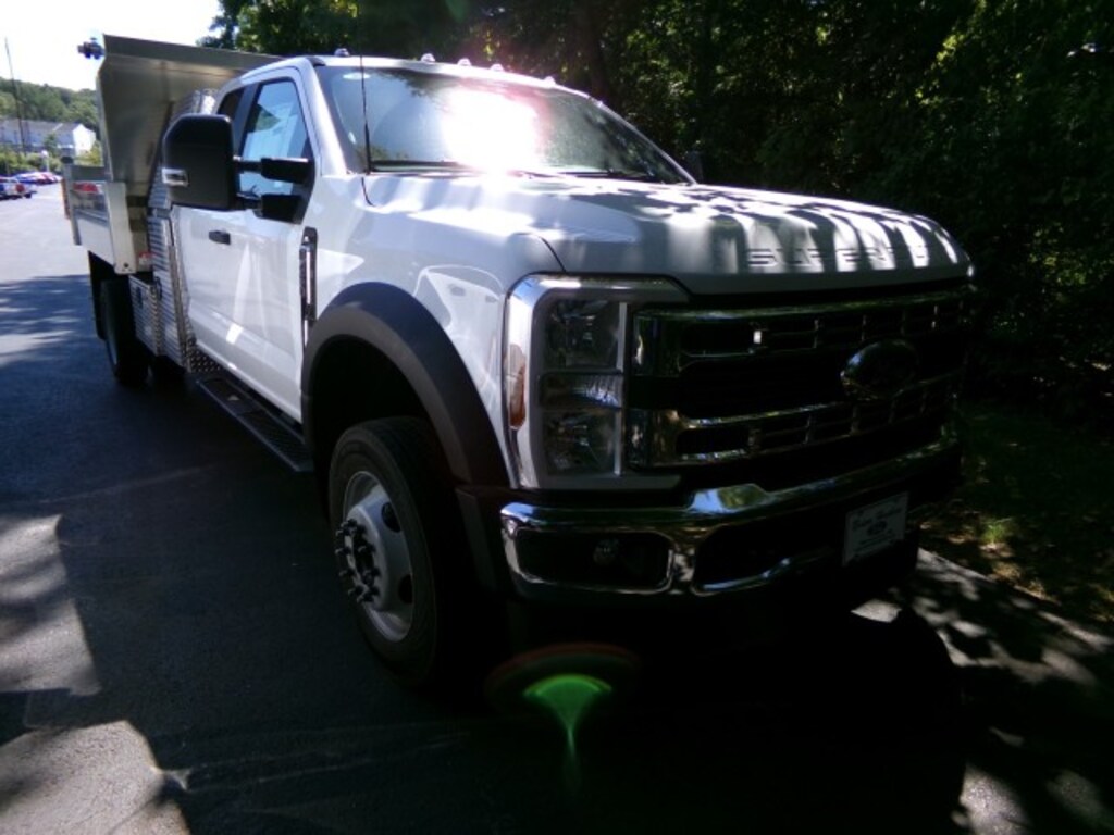 New 2025 Ford F-450 Dump Body w/ L-Pak Toolboxes XL SuperCab 4x4 Truck Super Cab