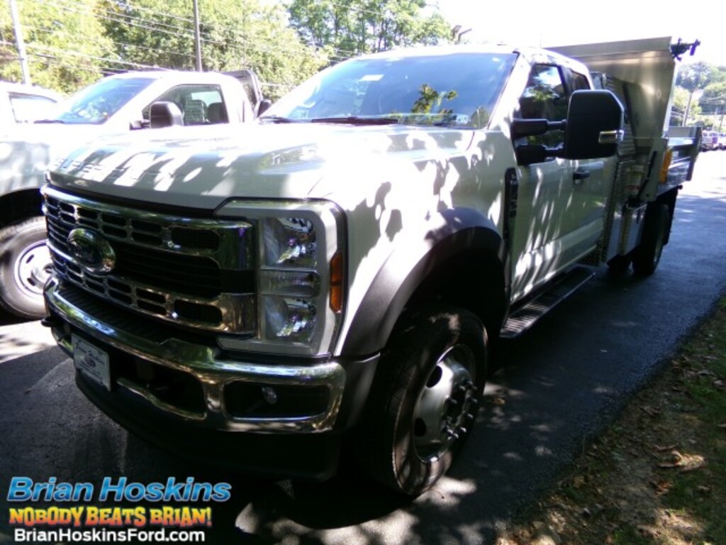 New 2025 Ford F-450 Dump Body w/ L-Pak Toolboxes XL SuperCab 4x4 Truck Super Cab