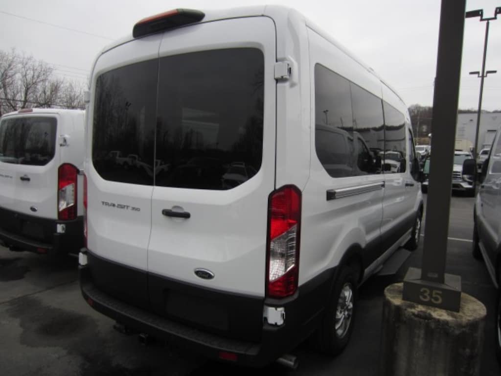 New 2024 Ford Transit 350 Medium Roof 12 Passenger XL Van Wagon Medium Roof Van