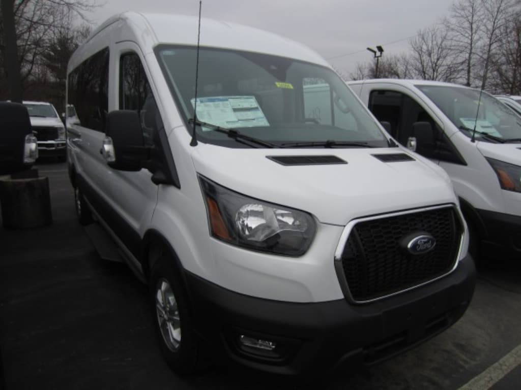 New 2024 Ford Transit 350 Medium Roof 12 Passenger XL Van Wagon Medium Roof Van