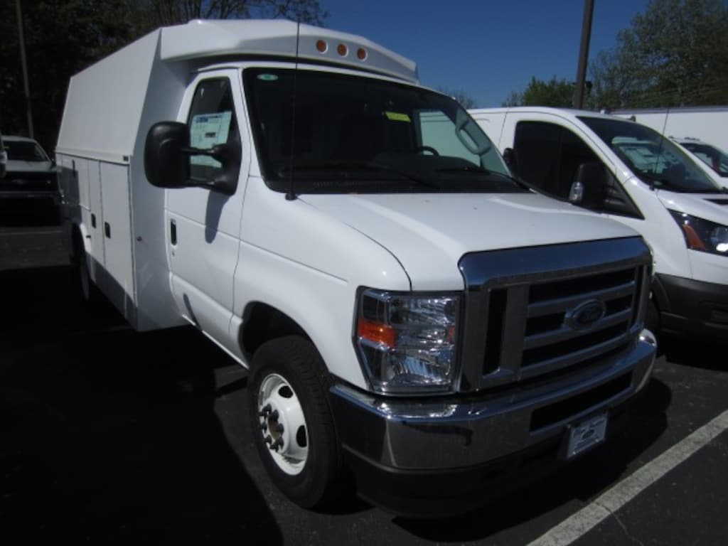 New 2025 Ford E-Series 350 Utility Van Body Commercial Cutaway Truck