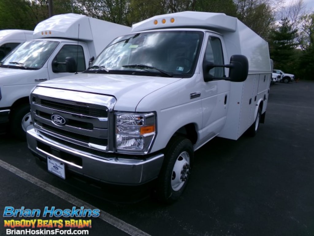 New 2027 Ford E-Series 350 Utility Van Body Commercial Cutaway DRW Truck