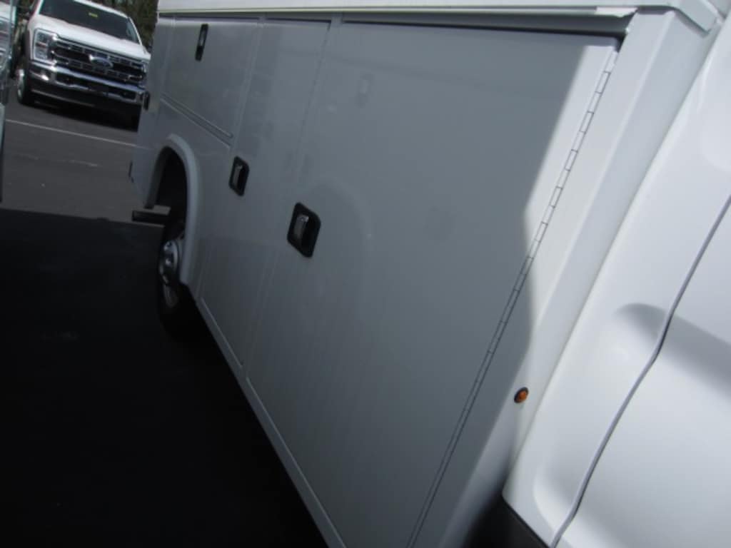 New 2024 Ford Transit 350 Enclosed Utility Service Body Cutaway Commercial AWD SRW Truck