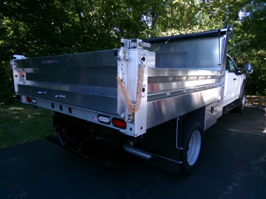 New 2025 Ford F-450 Dump Body w/ L-Pak Toolboxes XL SuperCab 4x4 Truck Super Cab