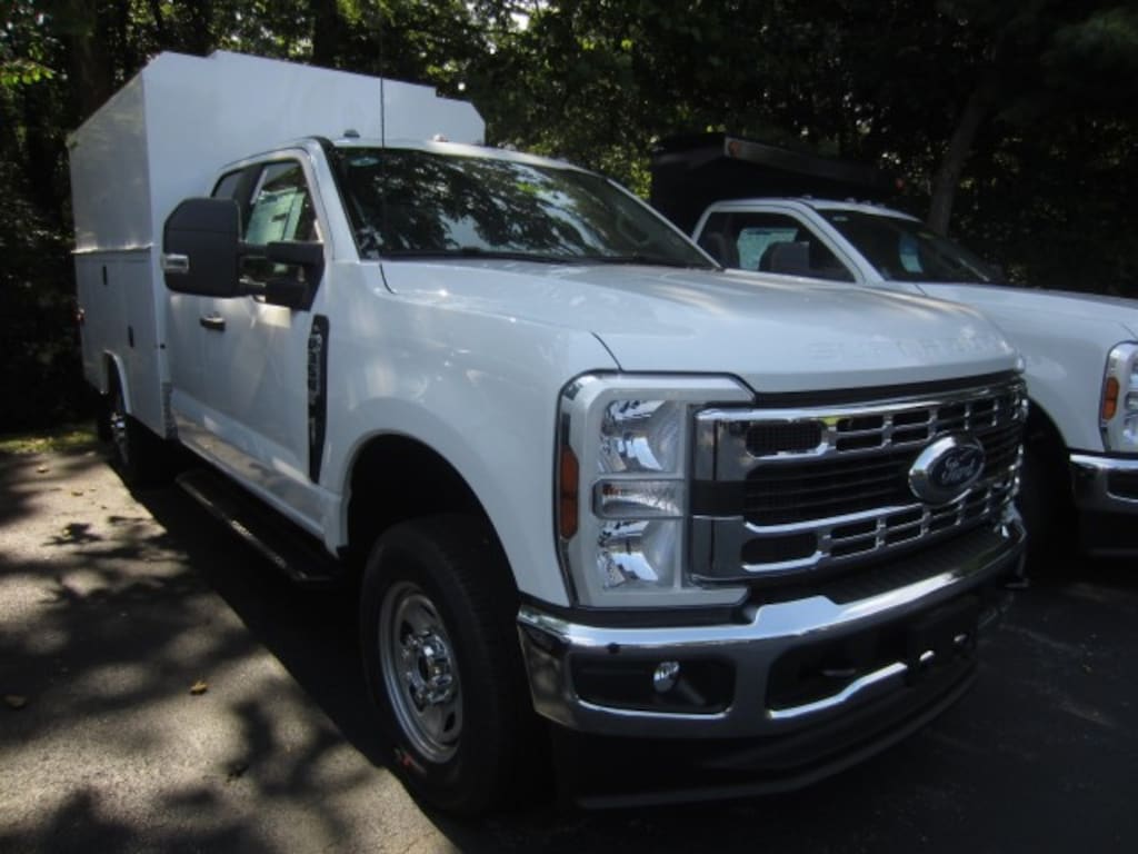 New 2025 Ford F-350 Enclosed Utility Service Body XL SuperCab 4x4 Truck Super Cab