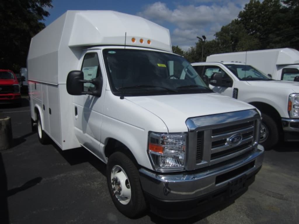 New 2025 Ford E-Series 350 Utility Van Body Commercial Cutaway Truck