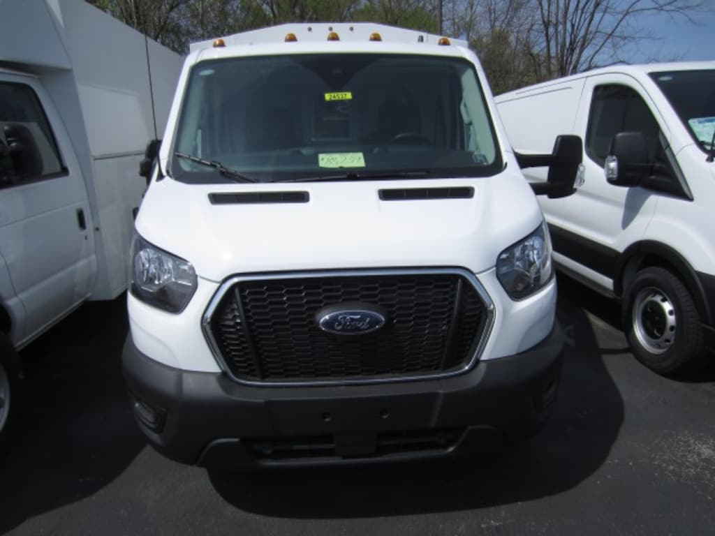 New 2024 Ford Transit 350 Enclosed Utility Service Body Cutaway Commercial AWD SRW Truck