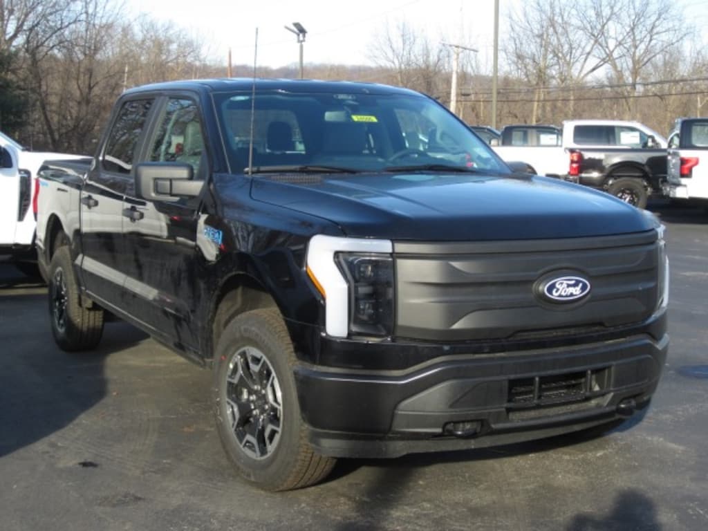 New 2024 Ford F-150 Lightning Pro Extended Range 4x4 Truck SuperCrew Cab