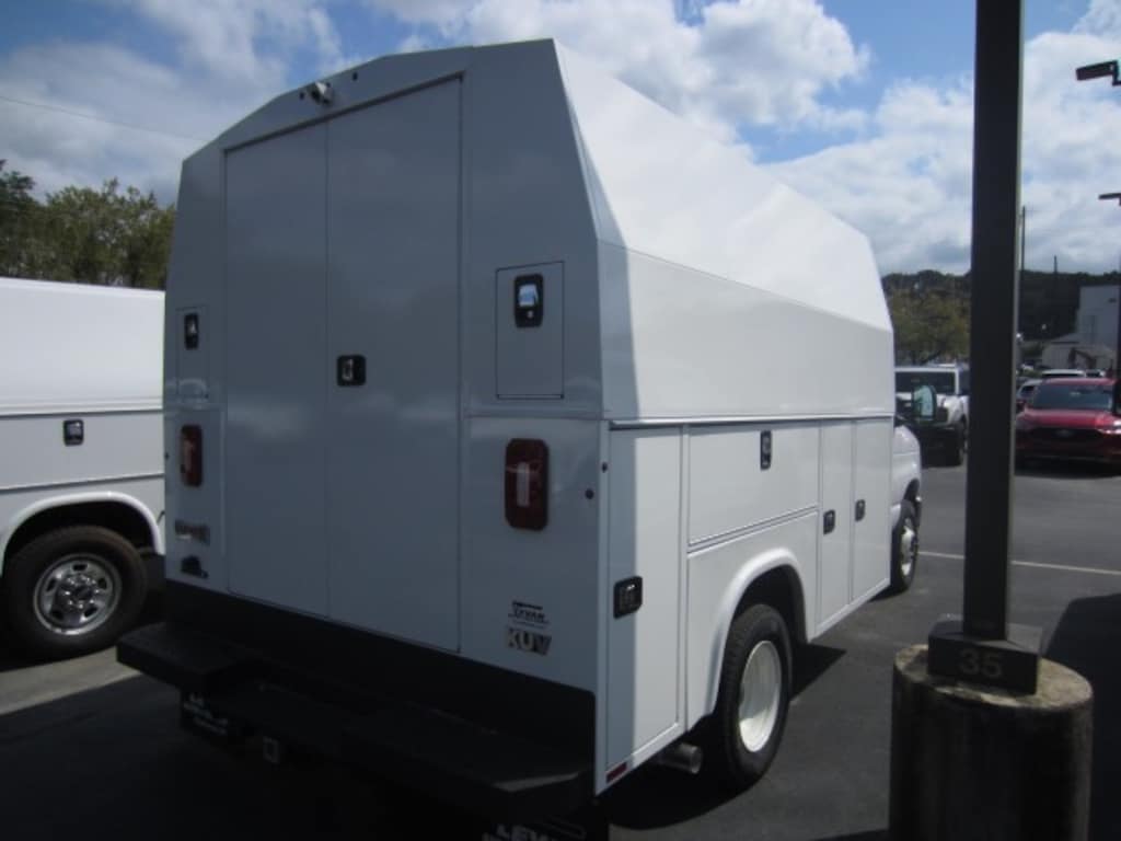 New 2025 Ford E-Series 350 Utility Van Body Commercial Cutaway Truck