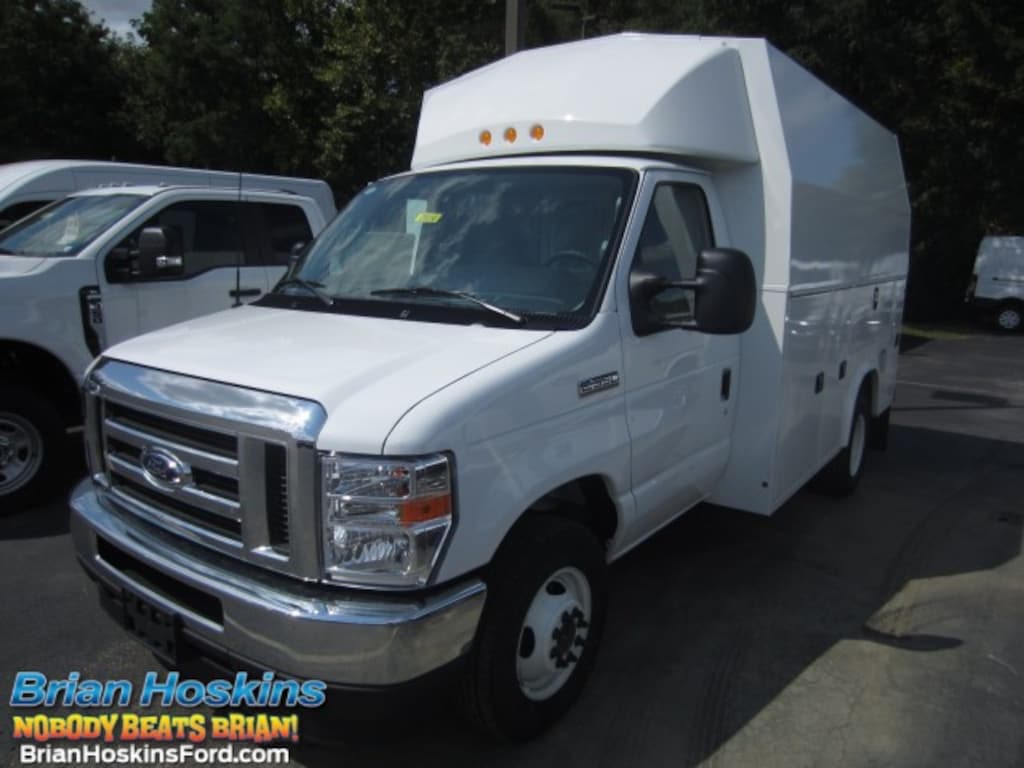 New 2025 Ford E-Series 350 Utility Van Body Commercial Cutaway Truck