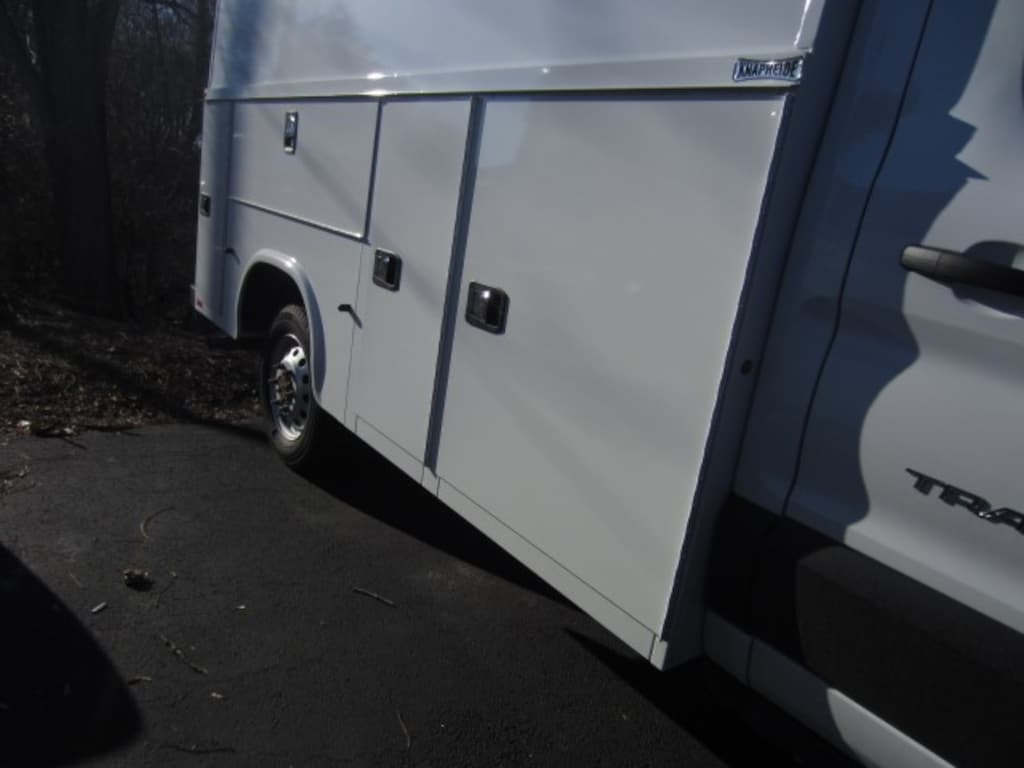 New 2024 Ford Transit 350 Enclosed Utility Service Body Cutaway AWD SRW Truck