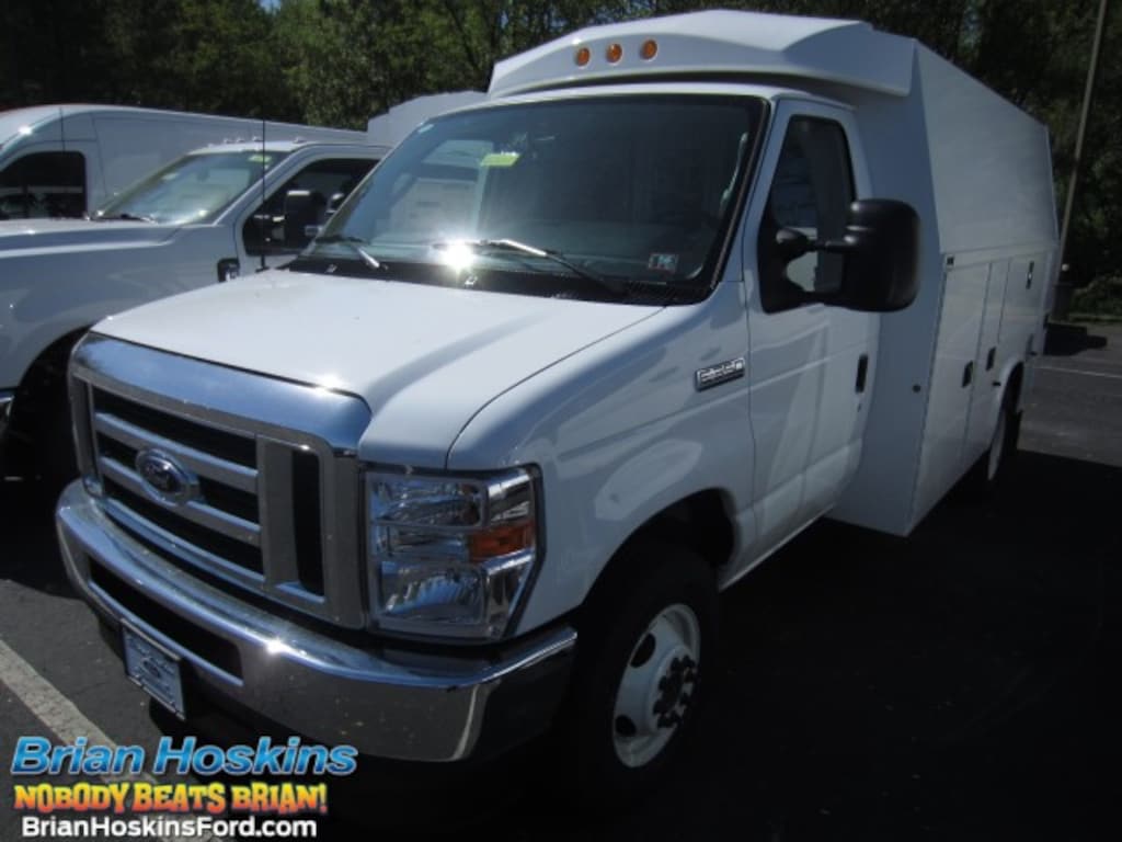 New 2025 Ford E-Series 350 Utility Van Body Commercial Cutaway Truck