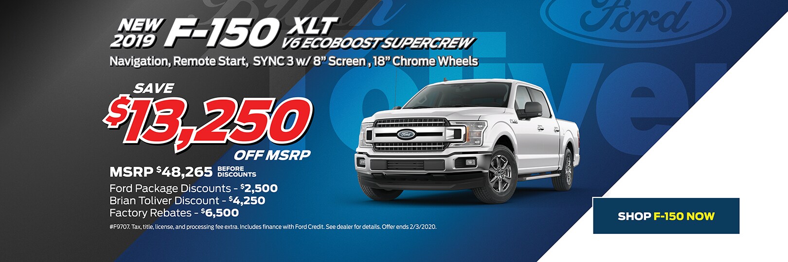 Brian Toliver Ford of Sulphur Springs Ford Dealership in Sulphur