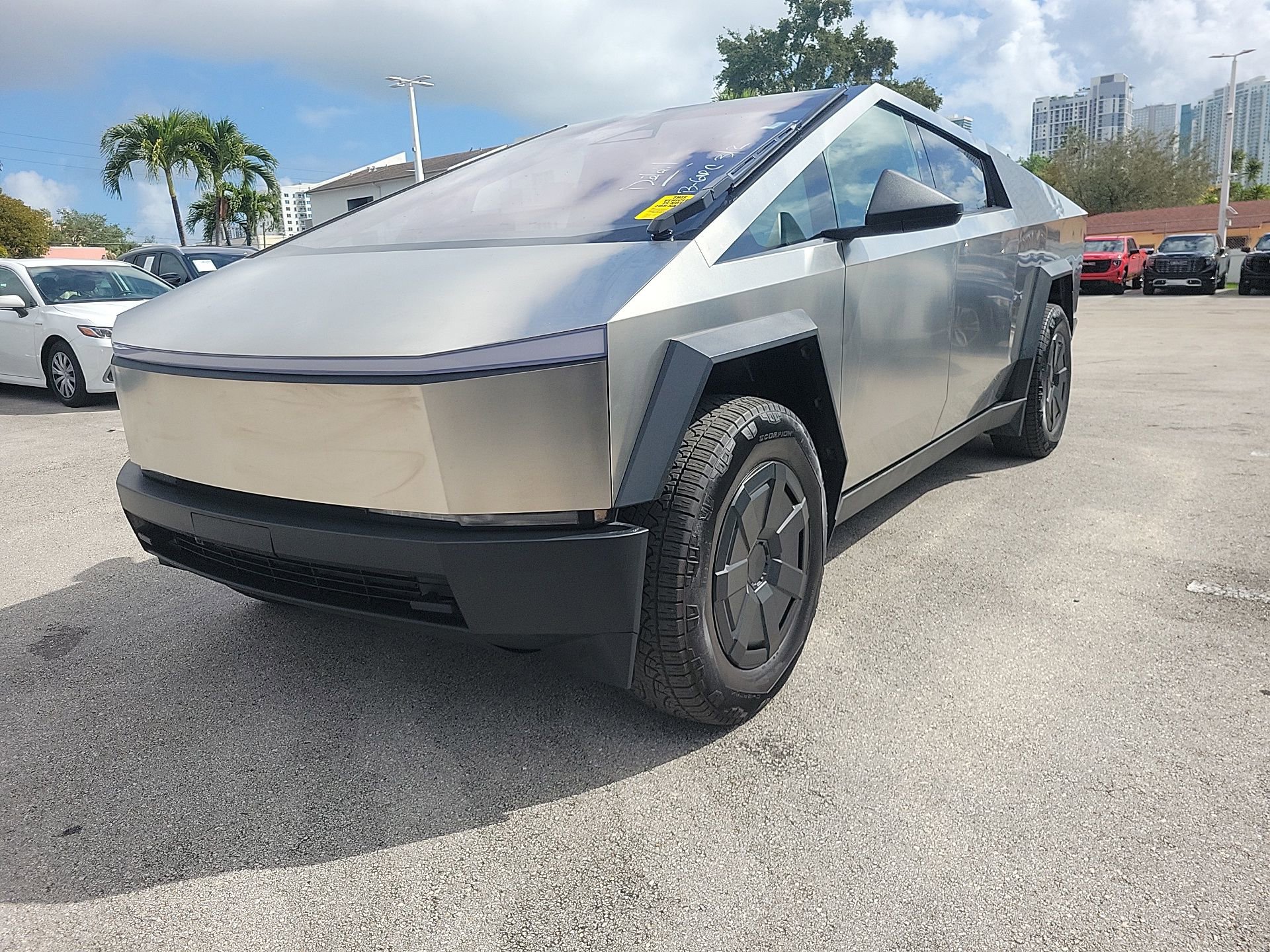 Used 2025 Tesla Cybertruck Base with VIN 7G2CEHED7SA067380 for sale in Miami, FL
