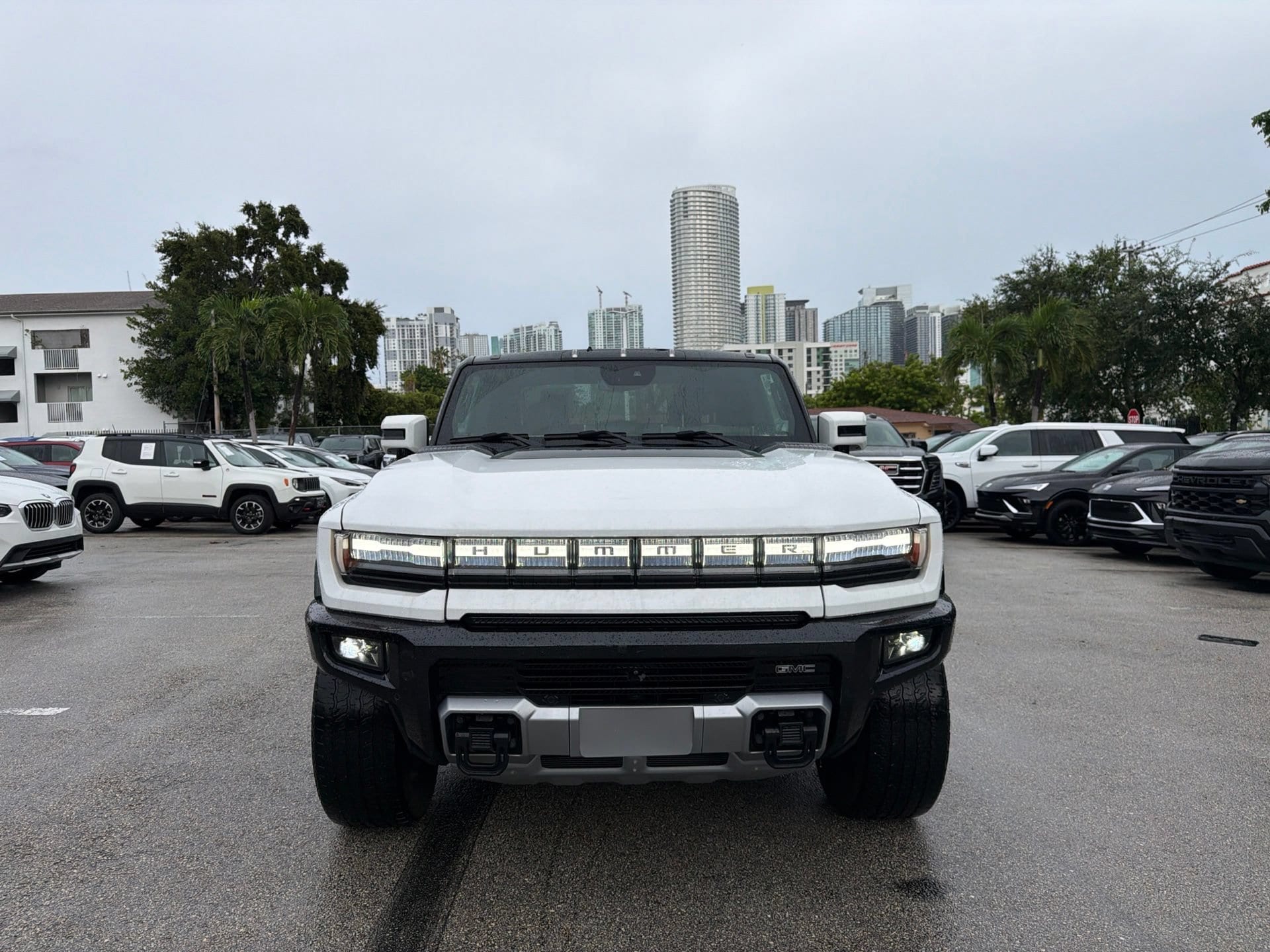 Used 2025 GMC HUMMER EV 2X with VIN 1GT40BDD4SU109129 for sale in Miami, FL