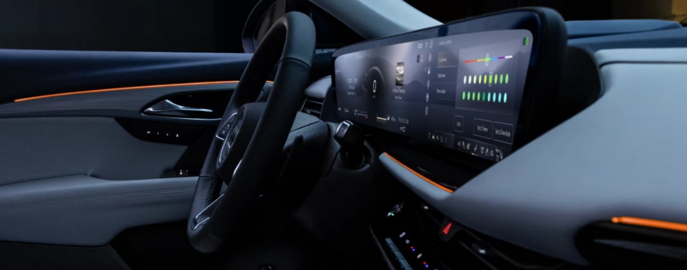 Infotainment screen in a 2024 Buick Envision.