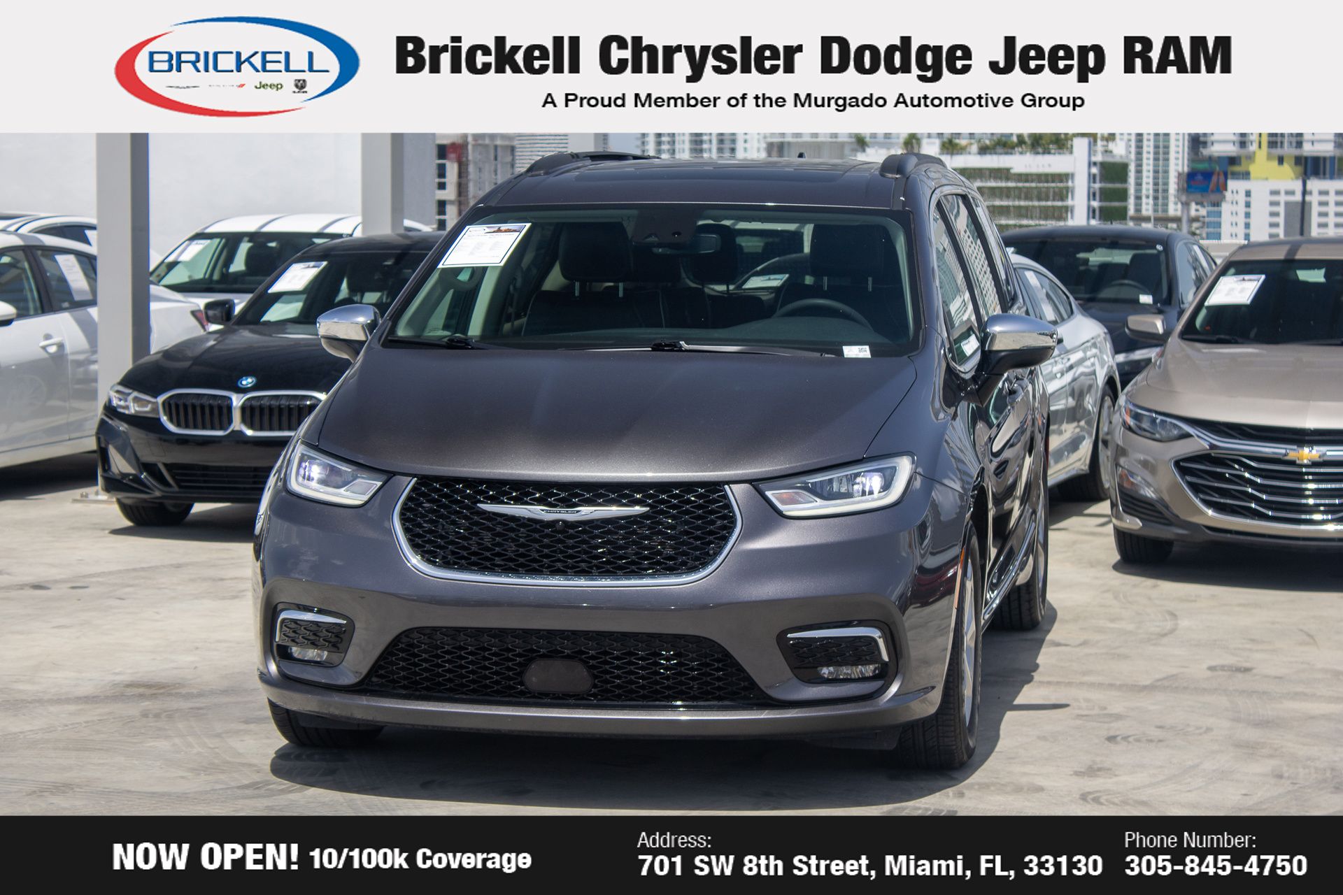 Used 2023 Chrysler Pacifica Limited with VIN 2C4RC1GG8PR553843 for sale in Miami, FL