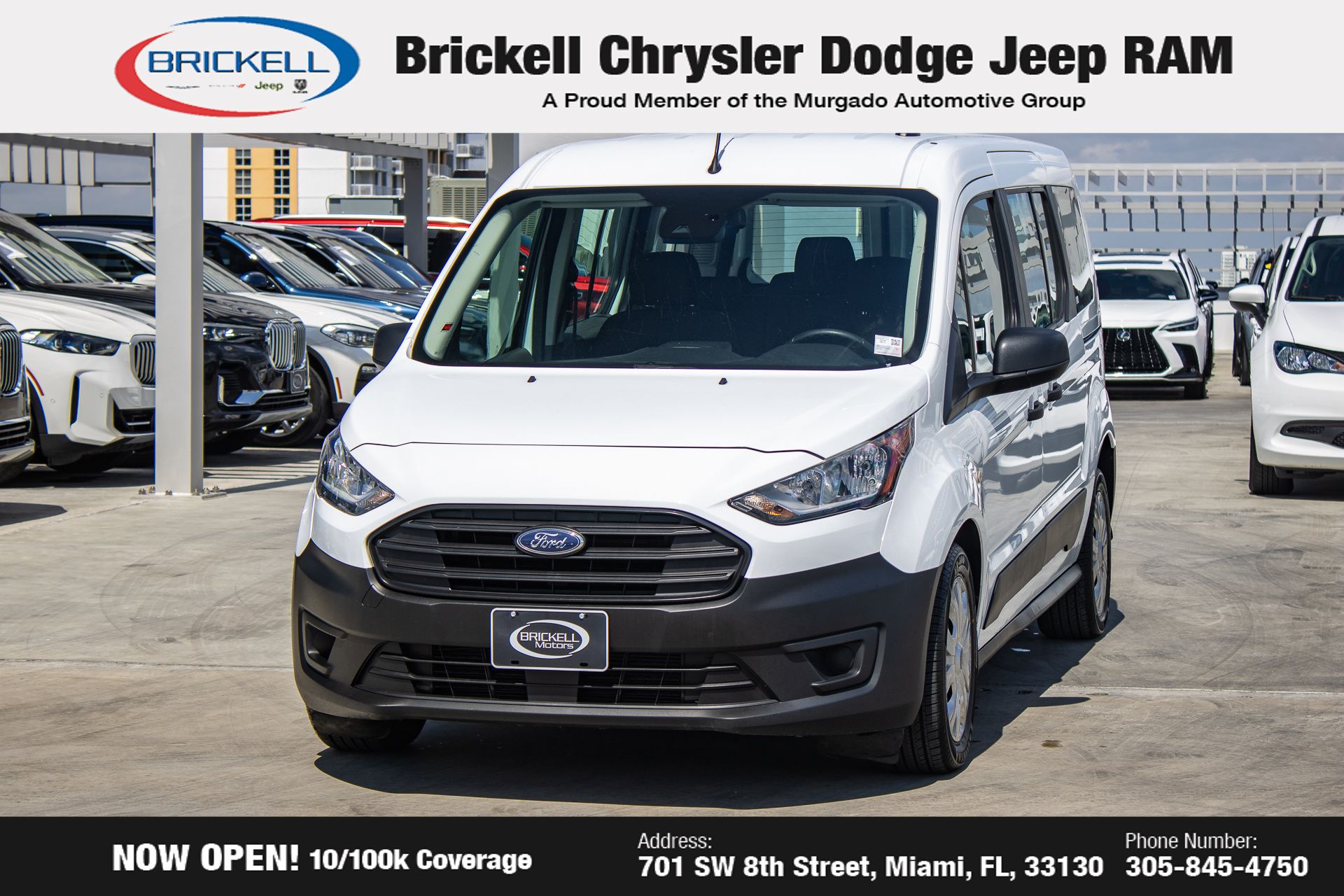 Used 2022 Ford Transit Connect XL with VIN NM0GS9E2XN1535956 for sale in Miami, FL