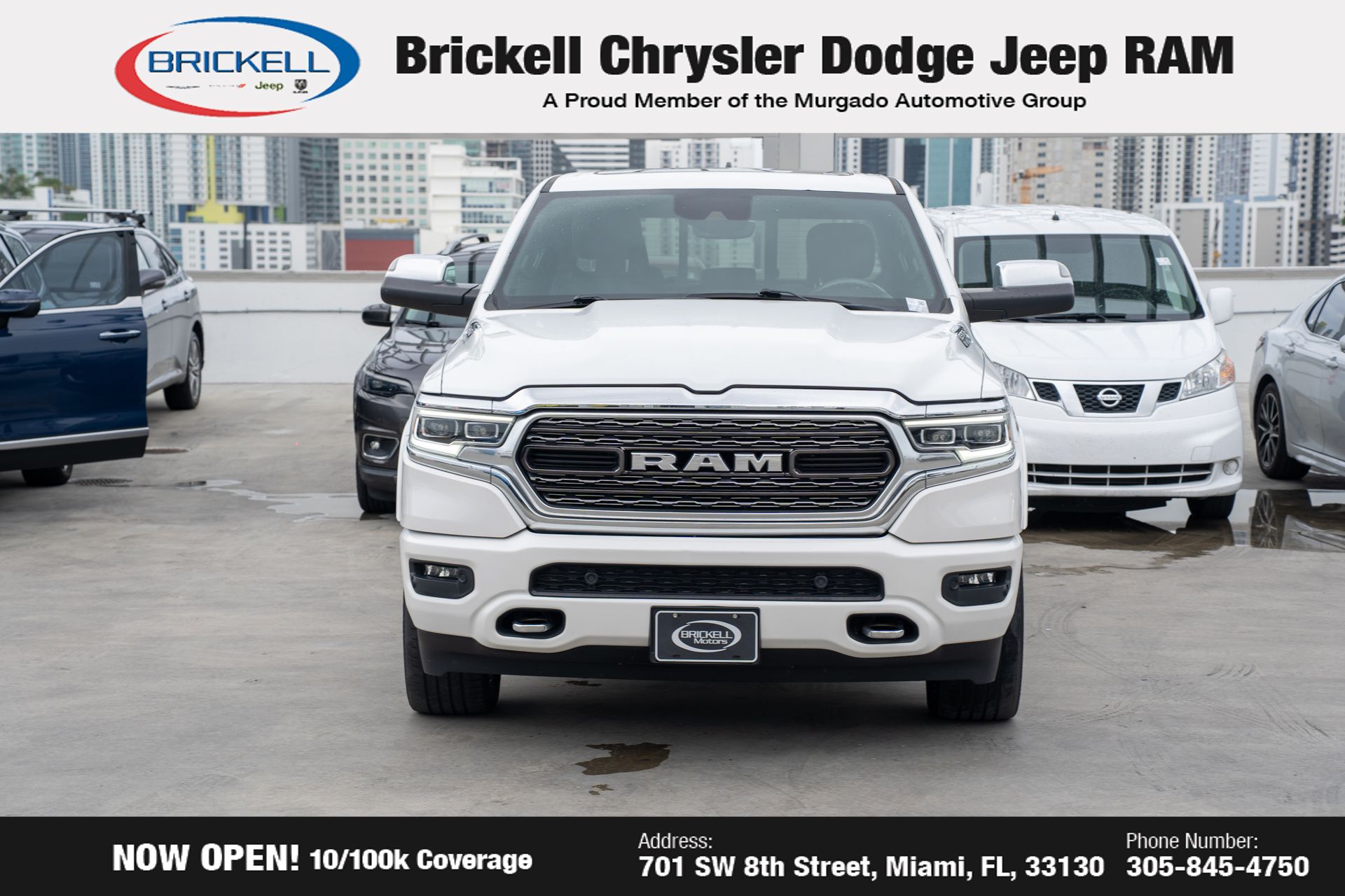 Used 2019 RAM Ram 1500 Pickup Limited with VIN 1C6SRFHT5KN772961 for sale in Miami, FL