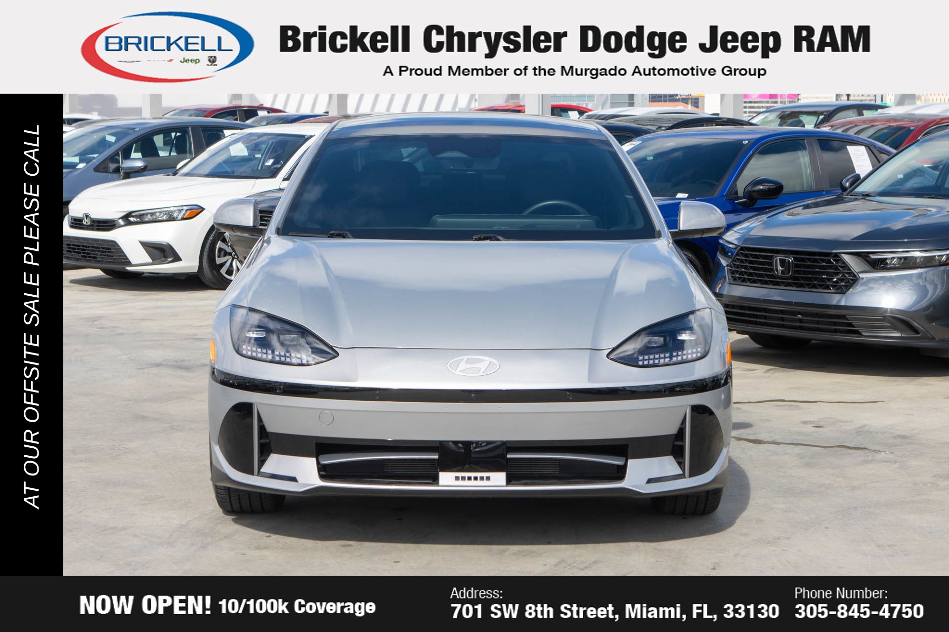 Used 2025 Hyundai IONIQ 6 Limited with VIN KMHM54AA8SA096437 for sale in Miami, FL