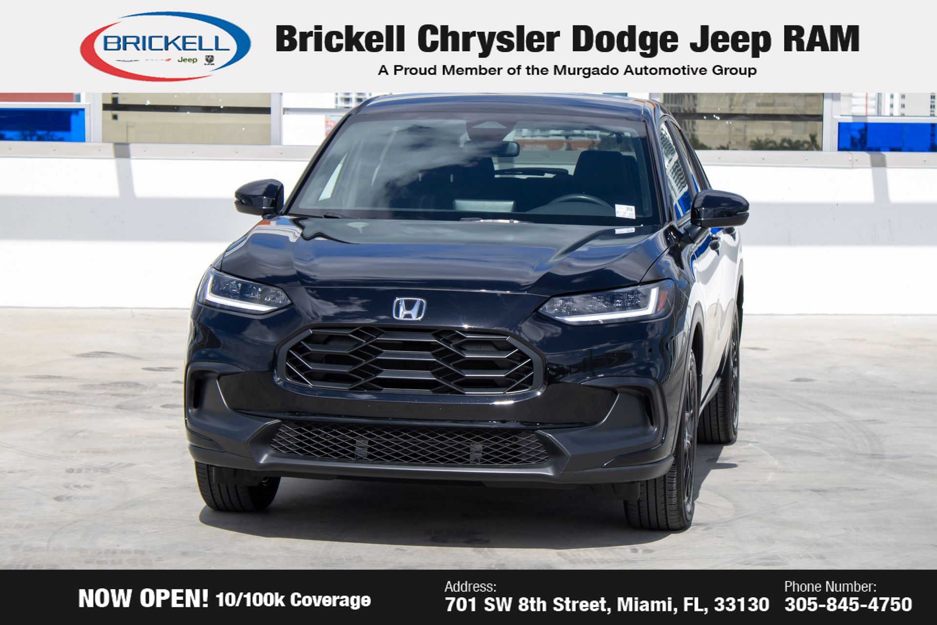 Used 2024 Honda HR-V Sport with VIN 3CZRZ1H52RM712369 for sale in Miami, FL