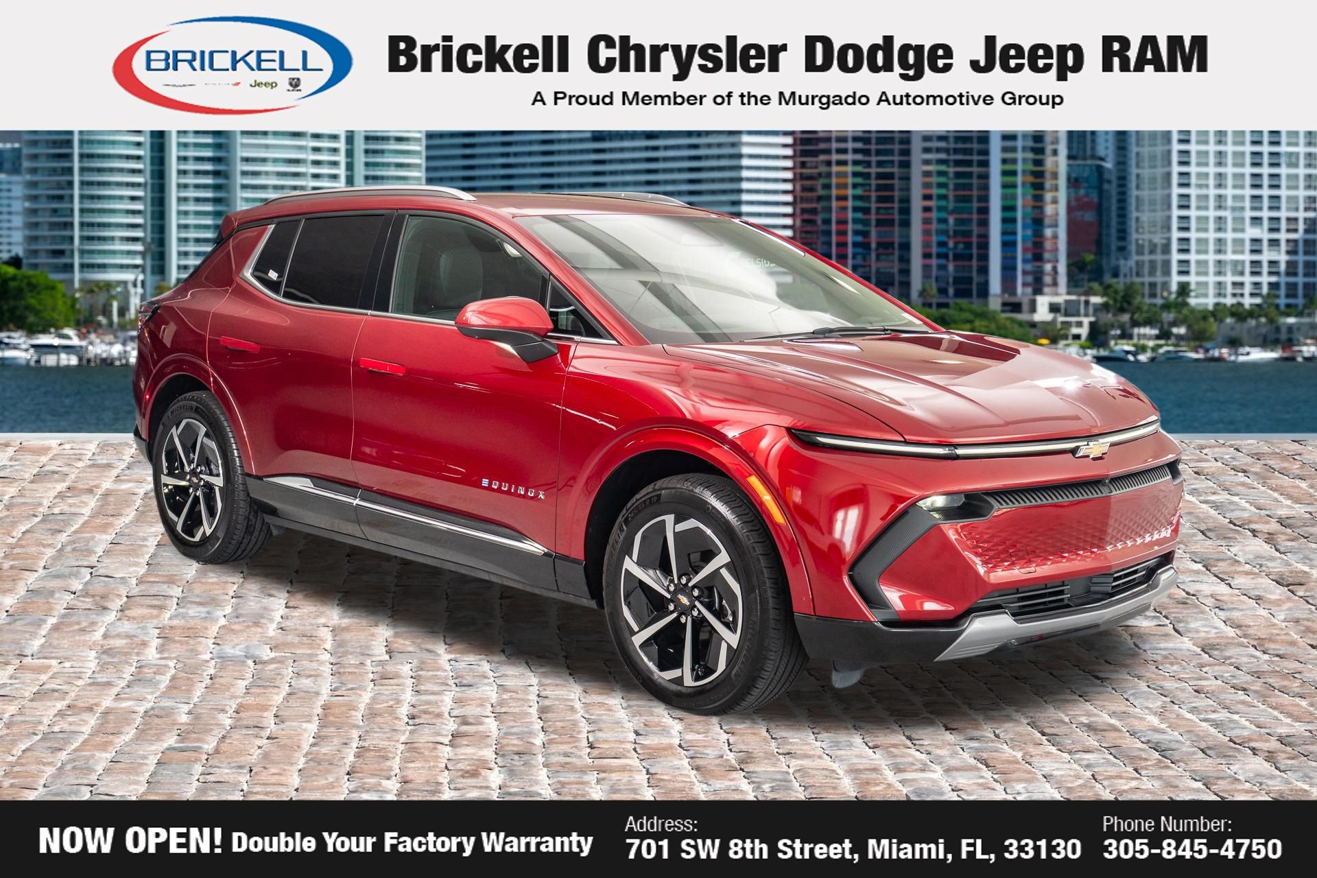 Used 2025 Chevrolet Equinox EV 1LT with VIN 3GN7DNRP6SS261538 for sale in Miami, FL