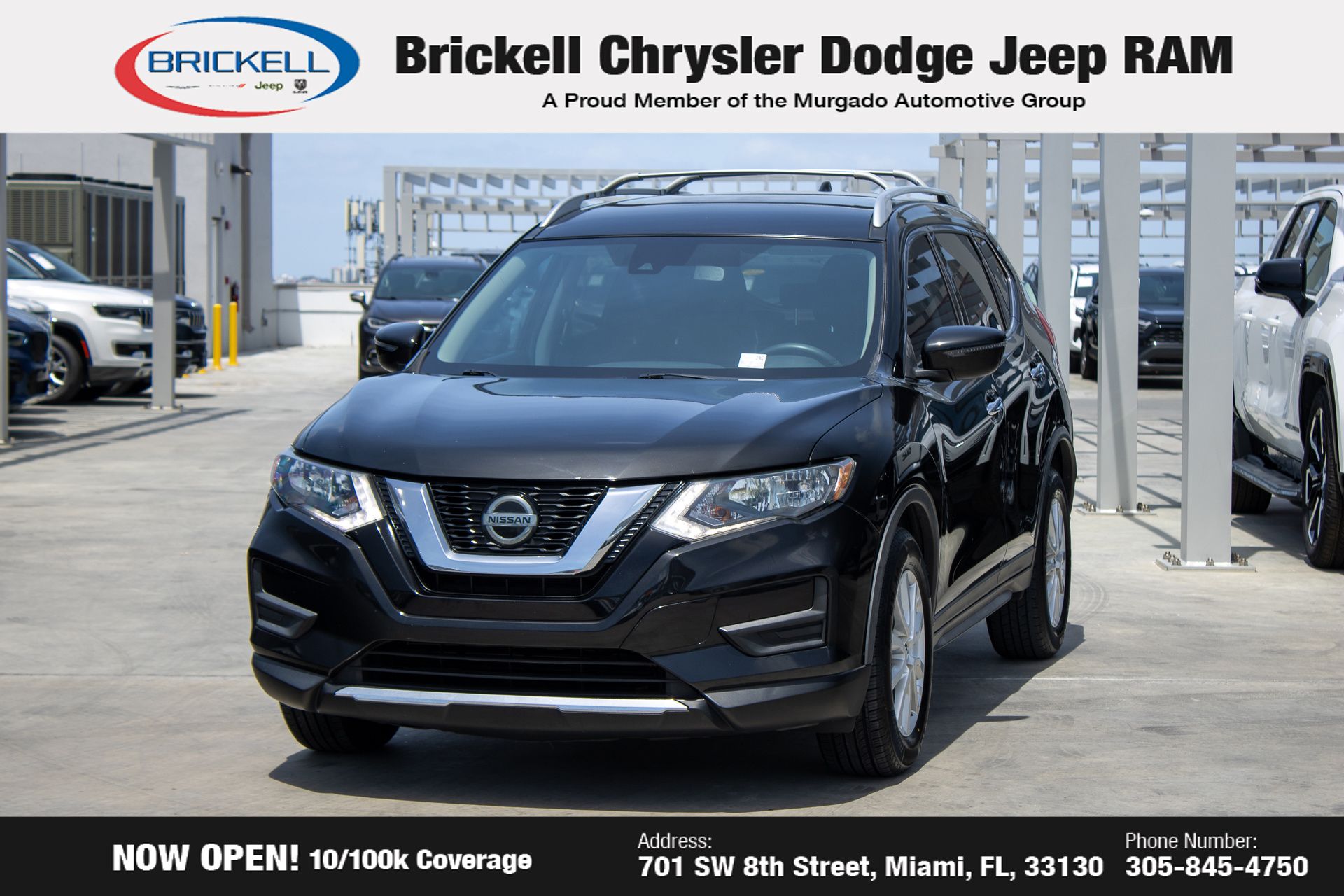 Used 2019 Nissan Rogue SV with VIN KNMAT2MT3KP507710 for sale in Miami, FL